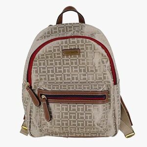 Tommy Hilfiger Women‎ Jacquard Backpack Small Beige